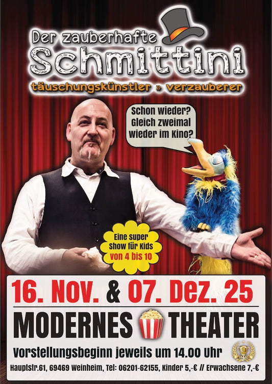16. November: Zauberhafter Schmittini (Kinder)